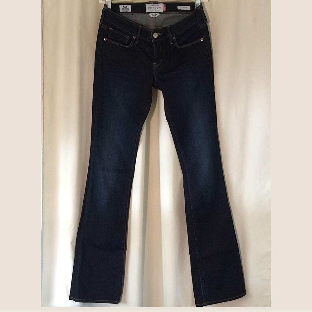 Lucky Brand Lolita Boot white Oak Corn Denim SZ 00